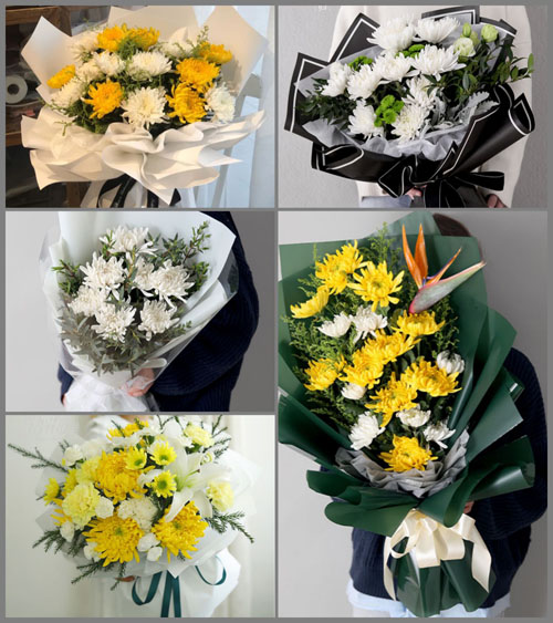 山西忻州原平市解村乡曹三泉村白事花束代送